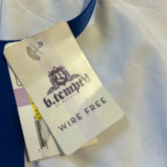 B Tempt’d blue wire free padded bra size 34D NWT - Picture 2 of 4